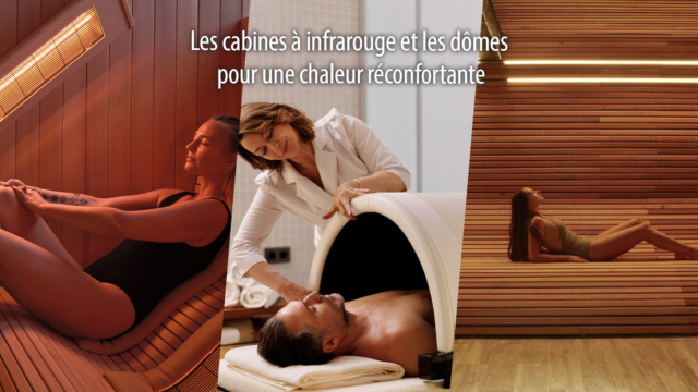 Les cabines à infrarouge et les dômes  pour une chaleur réconfortante