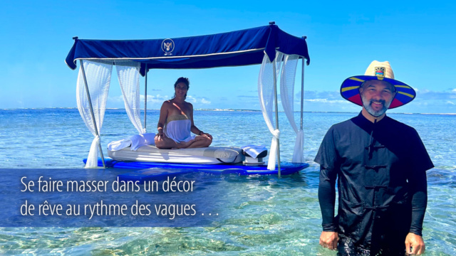 Se faire masser dans un décor de rêve au rythme des vagues …